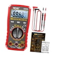 thumbnail image 2 of KLKCMS Digital Multimeter Non Contact Auto Ranging Tester for Cars Fuses Continuity Red Standard, 2 of 9
