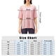 thumbnail image 2 of Camiseta holgada de mujer Medias mangas Abertura lateral Cubiertas para deportes Abanopi Camiseta deportiva, 2 of 7