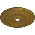 thumbnail image 3 of Ekena Millwork 26 1/2"OD x 3 5/8"ID x 1 1/2"P Jefferson Ceiling Medallion (Fits Canopies up to 5"), Hand-Painted Gold, 3 of 6