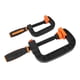 thumbnail image 5 of 2 uds abrazadera C 2 pulgadas 3 pulgadas botón de liberación rápida ajustable antideslizante ergonómico para proyectos de sujeción del hogar de carpintería, 5 of 10