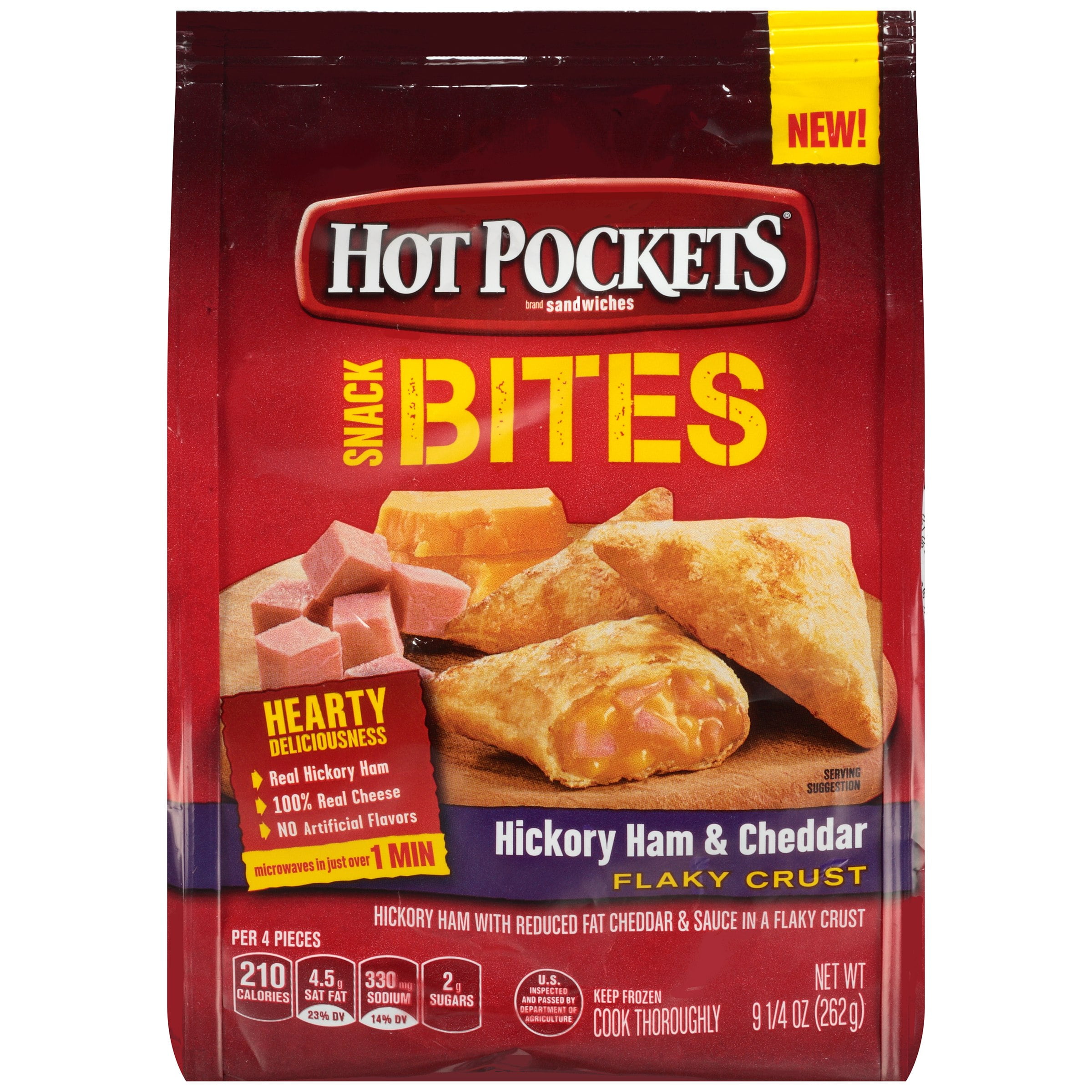 Hot Pockets Hickory Ham Cheddar Snack Bites 9 25 Oz Bag Hot Pockets Hickory Ham Cheddar Snack Bites 9 25 Oz Bag
