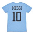 thumbnail image 3 of Men's 1863FC Lionel Messi Light Blue Argentina National Team Player Retro Tri-Blend T-Shirt, 3 of 3