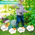 thumbnail image 2 of 6 PCS Kids Garden Tools Set Watering Can, Shovel, Rake, Fork, 2 of 8