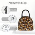 thumbnail image 4 of Balery Skulls Pattern Lunch Bag Women, Lunch Box, Lunch Bag, Small Leakproof Lunch Tote Large Capacity Reusable Insulated Cooler Lunch Container-One Size, 4 of 6