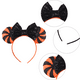 thumbnail image 3 of Diadema con orejas de ratón para mujer y niña, accesorios para el cabello con lazo de lentejuelas, diadema de Halloween con purpurina, 3 of 5