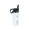 thumbnail image 2 of ThermoFlask 18 oz Insulated Stainless Steel Bottle with Chug and Straw Lids, White, 2 of 5