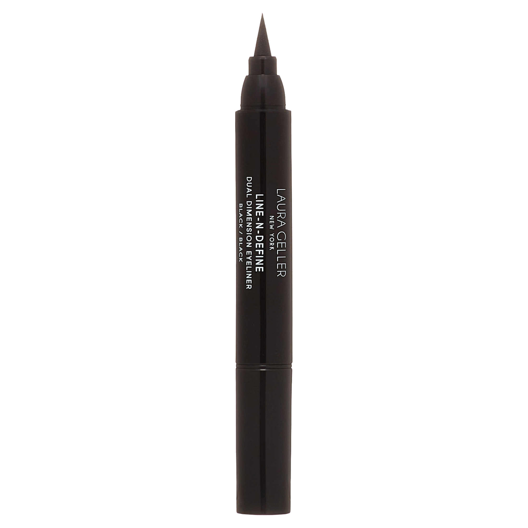 Laura Geller Line-N-Define Dual Dimensional Liquid Eyeliner, Black, 0.087 Oz