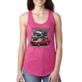thumbnail image 2 of Wild Bobby Ford Mustang Untamed Spirit Mens Cars and Trucks Women Racerback Tank Top, 2 of 6