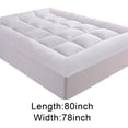 thumbnail image 2 of Premium Quilted Extra Thick Mattress Topper - Breathable Comfort for a Better Sleep Experience. Deep Pocket Fits 8-21 Inch Mattresses, Soft and Durable., 2 of 8