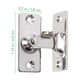 thumbnail image 2 of 1pc Stainless Steel 90 Degree Door Lock Buckle Simple Sliding Door Latch Bolt, 2 of 5