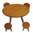 thumbnail image 1 of 1:12 Table Chairs, Exquisite Workmanship Decoration Dollhouse Round Table Lifelike  For House Model For Room Box, 1 of 8