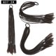 thumbnail image 1 of Zhuge 2 extensiones de cola de caballo trenzada sintética, accesorios de moda para el cabello para mujeres, negro y marrón, 1 of 2