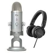 Blue Yeti Studio Podcasting Podcast Microphone+Beyerdynamic DT 240 Headphones