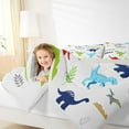 thumbnail image 4 of Manfei Multicolor Dinosaur Bedding Comforter Set,Cute Cartoon Dino Twin Comforter Sets,Ancient Wild Aniaml Bedding Set For Boy,Super Cozy Room Decor Reversible,2 Pieces, 4 of 8