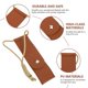 thumbnail image 3 of Camping Utensil Organizer Bag Camping Tableware Use Outdoor Camping Bbq Durable Pu Material Hanging Storage 1Pcs, 3 of 4