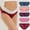 Multicolor, variant on HUPOM Sexy Underwear For Women Women’S Underwear Briefs High waist Elastic Waist Solid Briefs Multicolor 3XL