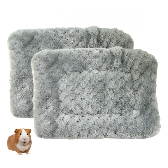 XIBUFE Bunny Bed, Rabbit Bed, Guinea Pig Warm Bed for Small Animals Rabbits Chinchillas Hedgehogs Baby Cats Ferrets - Grey