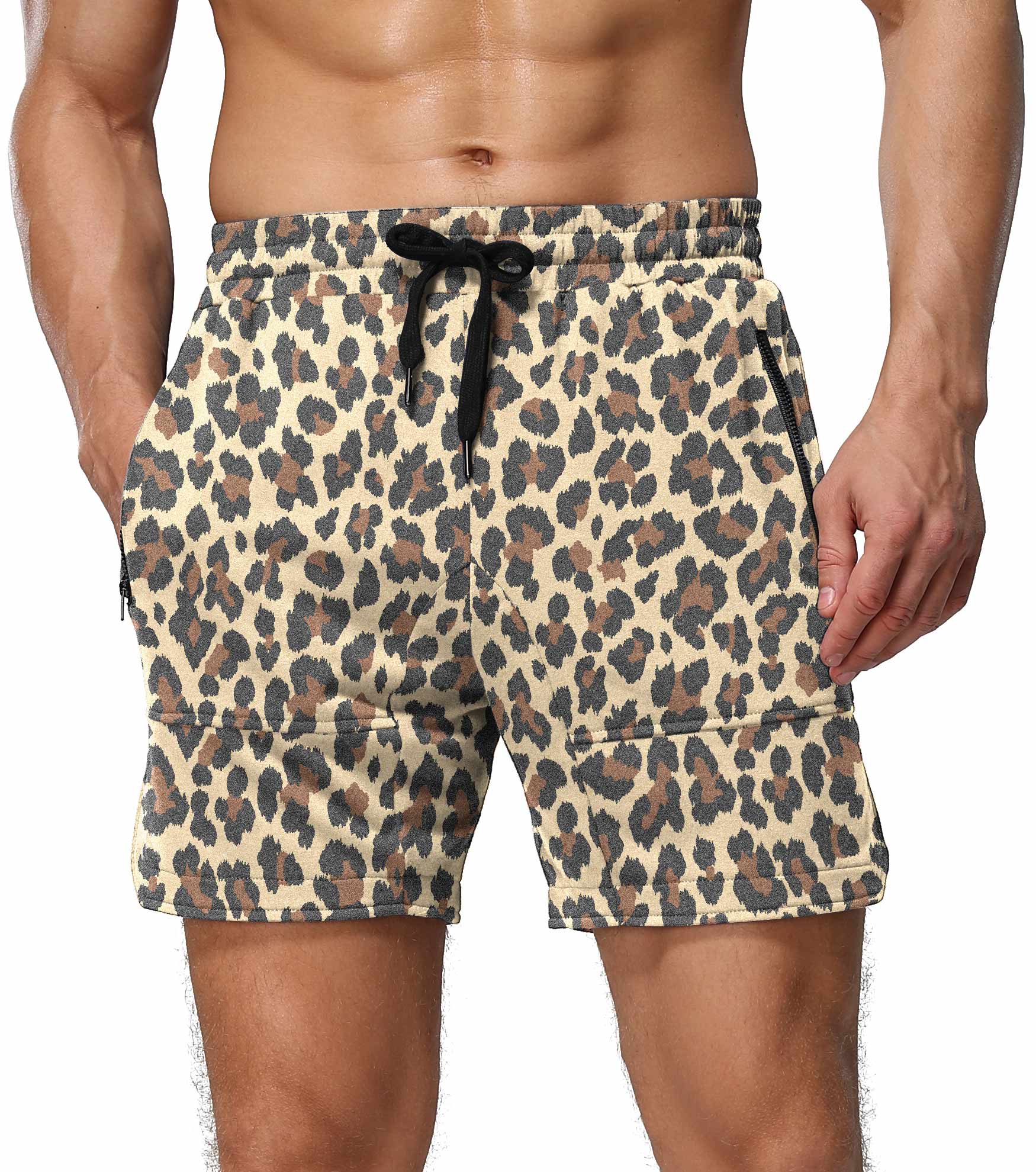 Iceglad Mens Athletic Shorts Fashion Comfy Running Shorts Casual