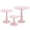 Pink, variant on Set of 3 Pink Cake Stands,  Metal Round Cake Holder Dessert Pie Pizza Display Stand 8" 10" 12" Serving Tray Decoration for Wedding Celebration