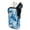 Blue Tropical Monstera Palm Leaf, variant on SEANATIVE Dual Compartment Eyeglasses Case Zipper Sunglasses Pouch Shockproof Lightweight Travel Eyewear Organizer Portable Glasses Pouch for Work Vacation Trips, Blue Tropical Monstera Palm Leaf