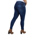 thumbnail image 3 of Pantalón de mezclilla stretch John Silver Betty Girls Corte skinny Color azul petróleo, 3 of 6