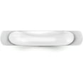 thumbnail image 2 of Avariah Diamonds Solid 10k White Gold 4.2mm Lightweight Half Round Wedding Band Size 11 - Ring Size 11.0, 2 of 6