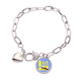 thumbnail image 1 of Soy de Brunei Pulsera de cadena de corazón joyería encanto moda, 1 of 3
