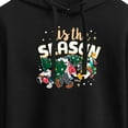 thumbnail image 3 of Disney - Tis The Season - Juniors Cropped Pullover Hoodie, 3 of 5