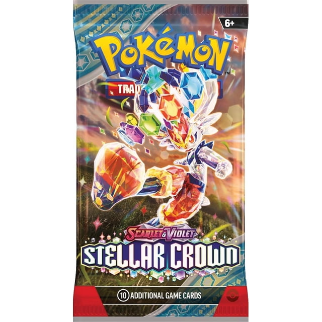 POKEMON TCG: Scarlet & Violet Stellar Crown BOOSTER PACK (1 PACK) - 10 Cards