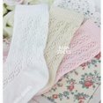 thumbnail image 3 of Lian Style Baby's Girl's 3 Pairs Pure Cotton Socks Mesh S0Y-2Y, 3 of 5