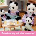 thumbnail image 2 of Calico Critters Pookie Panda Family, Lot de 4 figurines de poupée à collectionner, 2 of 8