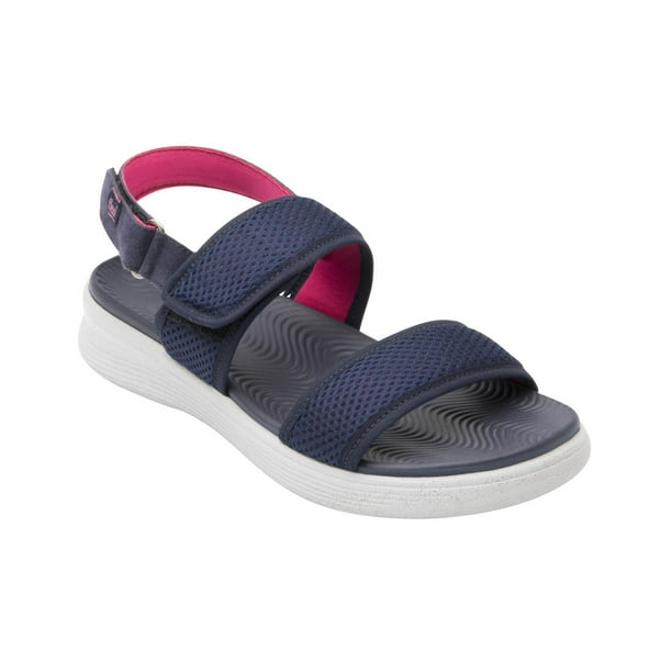 Flexi Sandalia Mujer Moda Casual Malla Ajustable Textil Azul azul 24 Flexi 114001