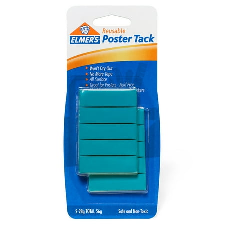 Elmer's Poster Tack, Reusable, 2 Ounces (Pack of 24)