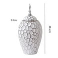 thumbnail image 6 of Almencla Porcelain Ginger Jar, Ceramic Vase with Lid, Plant Holder, Flower Vase, Tea Storage Jar for Storage Container, Desk, 6 of 6