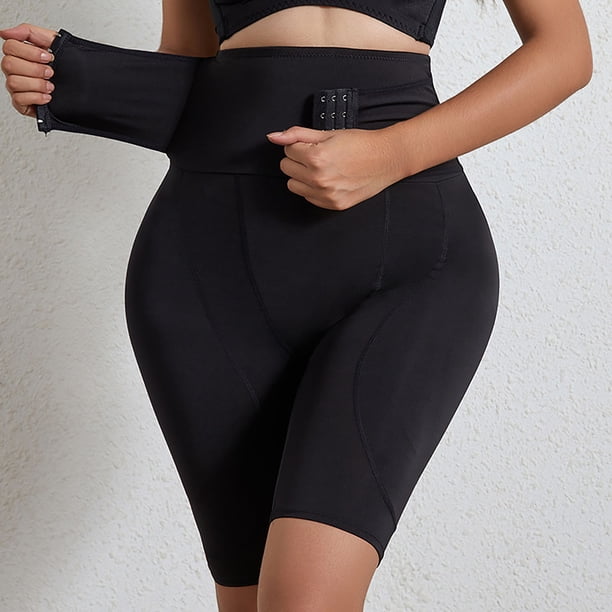Pantalones moldeadores para mujer, pantalones de levantamiento de cadera, pantalones de cintura alta con botones ajustables, corsé moldeador de cintura de talla grande.