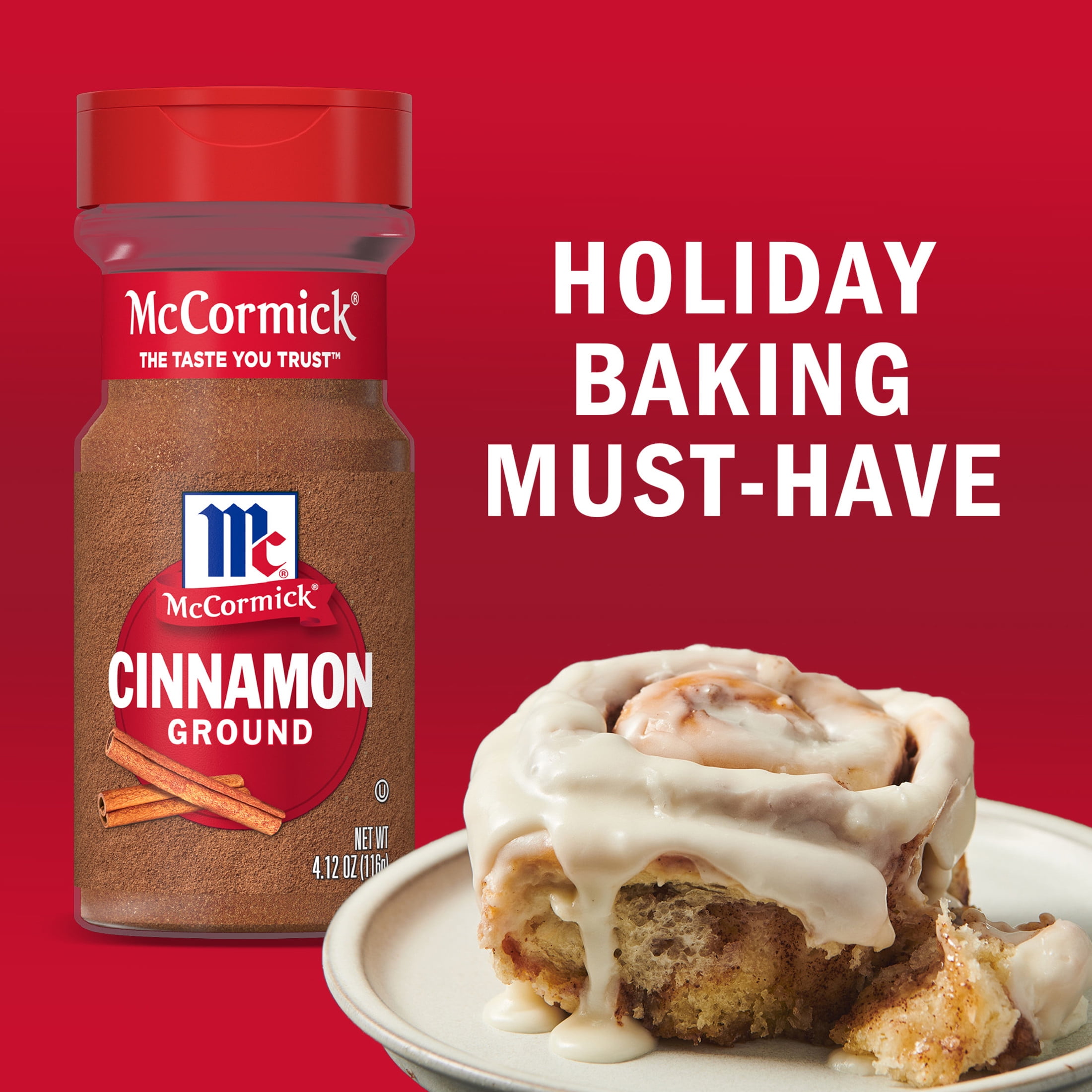 McCormick Kosher Ground Cinnamon, 18.0 oz Bottle
