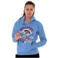 thumbnail image 3 of Retro Smurfs Cartoon 4th of July Unisex Plus Size Hoodie Brisco Brands 3X, 3 of 5