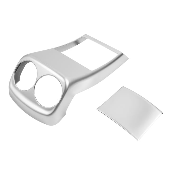 Rewera 2 piezas de cubierta interior de salida de ventilación trasera para Mercedes Clase A W177 A180 A200 2019, color plateado