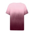 thumbnail image 4 of Women T-Shirts Womens Tops Trendy Fitted Womens Short Sleeve Tops Trendy Dressy Women V Neck T Shirt Petite Summer Tees for Women, 4 of 5