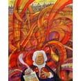 thumbnail image 2 of Bell, Bill 20x24 Gold Ornate Wood Framed with Double Matting Museum Art Print Titled - Bach, 2 of 4