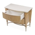 thumbnail image 6 of Michael Amini Villa Cherie Wood & Marble Nightstand - Caramel, 6 of 11