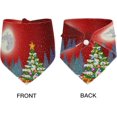 thumbnail image 6 of Cute Snowmanchristmas Dog Scarf Set Reversible Pet Cat Kerchief for Medium Large Dog Girls, 6 of 6