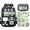 thumbnail image 1 of Mochila escolar Fimibuke Kids para niñas con juego de papelería de 28 piezas, 1 of 7