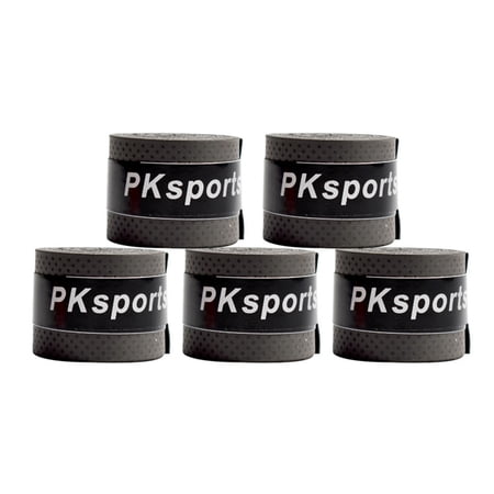 YIFAEUX 5Pcs Badminton Racket Grip Tape Anti-slip Sweat Absorbing Shock-proof Breathable Elastic Fishing Rod Tennis Racquet Paddle Overgrip Wrap