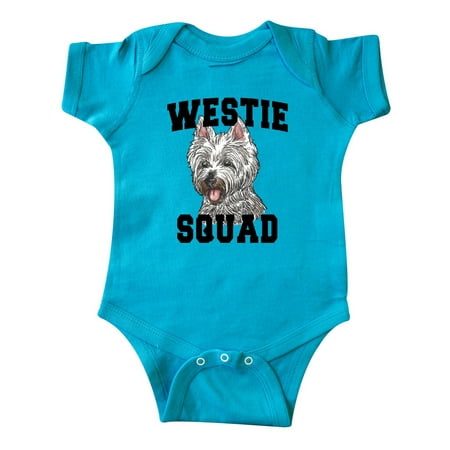 

Inktastic Dog Westie Squad Gift Baby Boy or Baby Girl Bodysuit