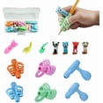 thumbnail image 1 of Child Finger Guide, 15 Pack, Pencil Grips for Kids Writing, 6-Step Posture Correction, Handwriting Training Aid, 1 of 5