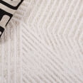 thumbnail image 6 of SAFAVIEH Maya Sheldon Geometric Striped Area Rug, Ivory, 5'3" x 7'6", 6 of 10
