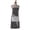 Small Paws White on Black, variant on Cotton Apron - Animal Paw Print - Kitchen BBQ Restaurant Cooking Painters Artists - Full Apron or Waist Apron
