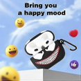 thumbnail image 2 of Case for Airpods 3 3rd Generation Cute Soft Silicone 3D Funny Fun Character for Air pod 3 (2021) Cover Kawaii Fashion Designer Cartoon Ring Kits Cases, 2 of 4