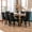 Black, variant on Velvet Tufted Dining Chairs Set of 8, Upholstered Accent Chairs with Solid Wood Frame for Kitchen & Dining Room